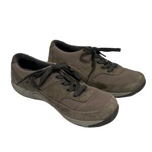 Dansko Women's Brown Suede Canvas Hayden Comfort Sturdy Shoes Size 36 (5.5)